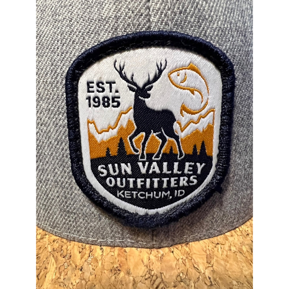 Unisex Sun Valley Outfitters Hat Adjustable Gray Brown - Picture 2 of 6
